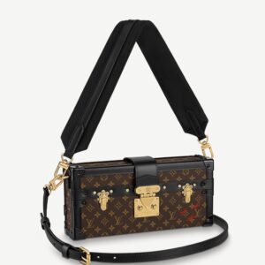 LOUIS VUITTON PETITE MALLE East West classic monogram
