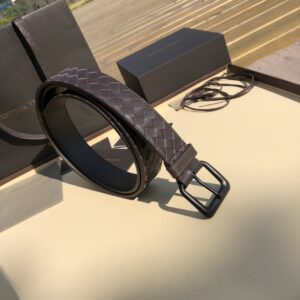 Bottega Veneta Men's Braided Business Belt